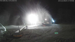 Spodní část sjezdovky