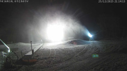 Spodní část sjezdovky