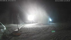 Spodní část sjezdovky