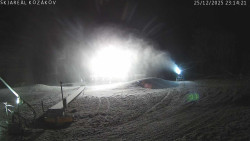 Spodní část sjezdovky