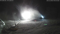 Spodní část sjezdovky