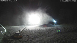 Spodní část sjezdovky