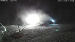 Spodní část sjezdovky