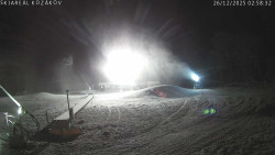 Spodní část sjezdovky