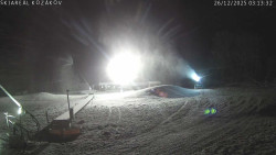 Spodní část sjezdovky