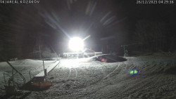 Spodní část sjezdovky