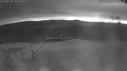 Spodní část sjezdovky