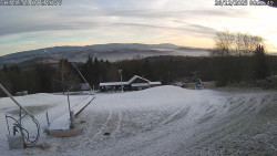 Spodní část sjezdovky