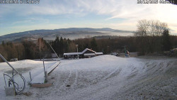 Spodní část sjezdovky