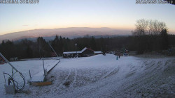 Spodní část sjezdovky