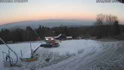 Spodní část sjezdovky