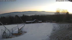 Spodní část sjezdovky