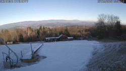 Spodní část sjezdovky