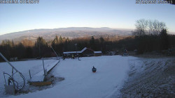 Spodní část sjezdovky