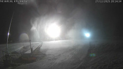 Spodní část sjezdovky