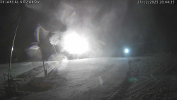 Spodní část sjezdovky