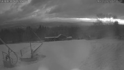 Spodní část sjezdovky