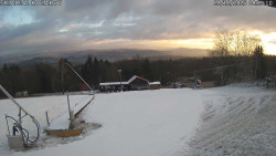 Spodní část sjezdovky