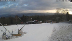 Spodní část sjezdovky