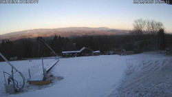 Spodní část sjezdovky