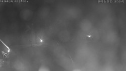 Spodní část sjezdovky