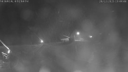 Spodní část sjezdovky