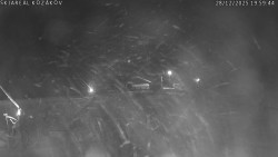 Spodní část sjezdovky