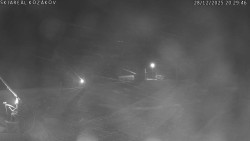 Spodní část sjezdovky