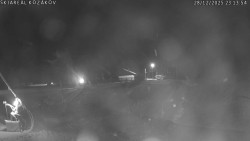 Spodní část sjezdovky