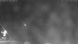 Spodní část sjezdovky