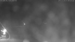 Spodní část sjezdovky