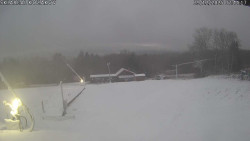 Spodní část sjezdovky