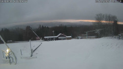 Spodní část sjezdovky