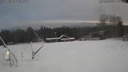 Spodní část sjezdovky