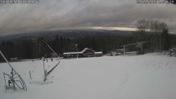 Spodní část sjezdovky