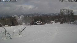 Spodní část sjezdovky