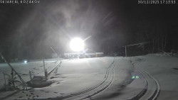 Spodní část sjezdovky