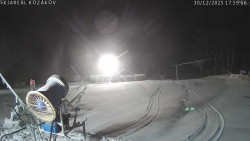 Spodní část sjezdovky