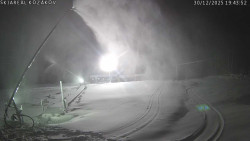 Spodní část sjezdovky