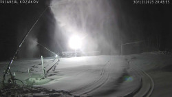 Spodní část sjezdovky