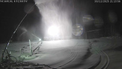 Spodní část sjezdovky