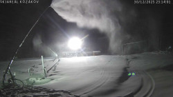 Spodní část sjezdovky