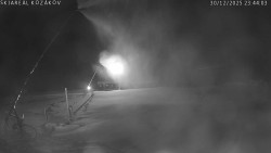 Spodní část sjezdovky