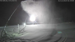 Spodní část sjezdovky