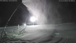 Spodní část sjezdovky