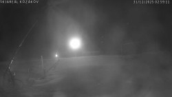 Spodní část sjezdovky