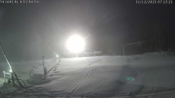 Spodní část sjezdovky