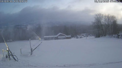 Spodní část sjezdovky