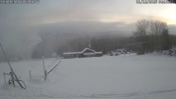 Spodní část sjezdovky