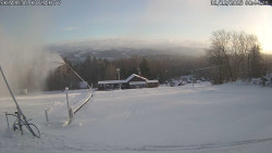 Spodní část sjezdovky